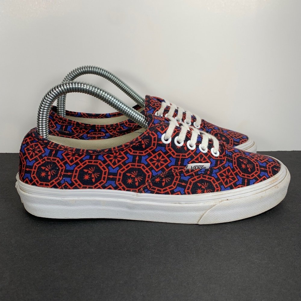 Vans Authentic Slim Geometric Dazzling Skate Sneakers Womens 7
